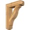 Ekena Millwork Funston Craftsman Rough Sawn Bracket w/ Offset Brace, Western Red Cedar, 8"W x 30"D x 38"H BKT0806X30X38FST04RWR - alternate 1